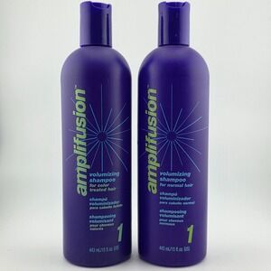 Zotos AMPLIFUSION Volumizing Shampoo for Color Treated Hair LOT OF 2 - 15 fl oz